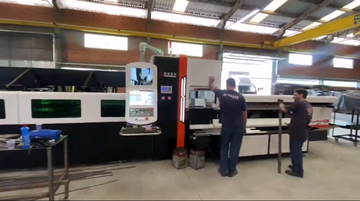 3Kw Automatic Tube Laser Cutting Machine P2060A from Brazil Customer Testimonials