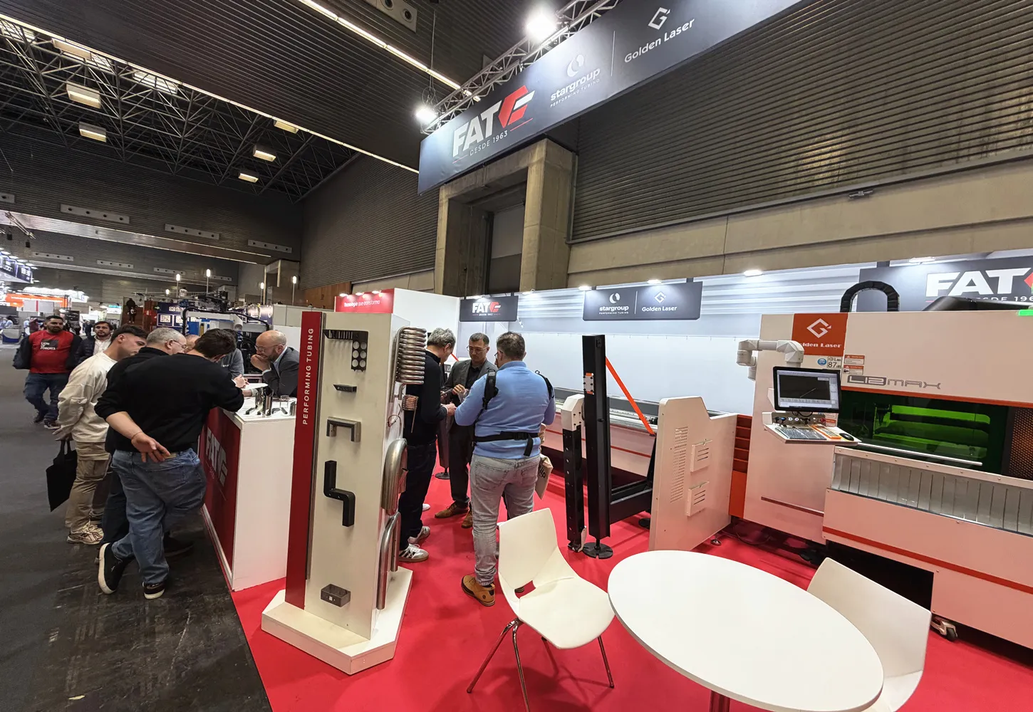 Success at BIEMH 2026: Golden Laser and FAT Redefine Small Tube Processing in Bilbao